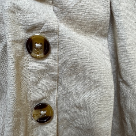 Cut out mini dress beige/tan color size small - Picture 3 of 6